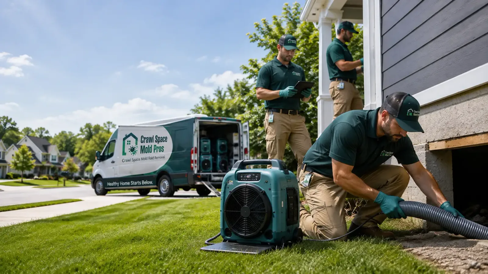 Crawl Space Mold Removal in Tahlequah, OK